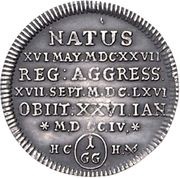1 Guter Groschen - Anthony Ulrich Death, Germany, 1704 reverse image
