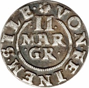 2 Mariengroschen - Frederick Ulrich, Germany, 1621-1635 reverse image