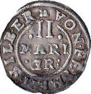 2 Mariengroschen - August, Germany, 1645-1659 reverse image