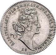 1⁄18 Thaler - Anthony Ulrich Death obverse image