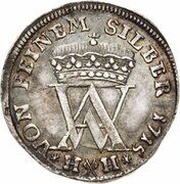 1⁄18 Thaler - August William obverse image