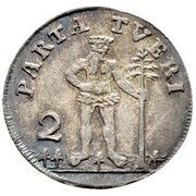 2 Mariengroschen - August William, Germany, 1724-1730 reverse image