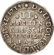 2 Mariengroschen - Louis Rudolph obverse image
