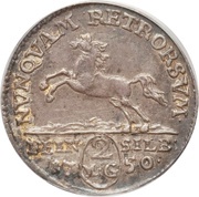 2 Mariengroschen - Charles I, Germany, 1735-1780 reverse image