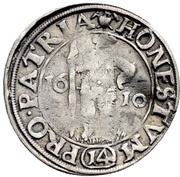 1⁄14 Thaler - Henry Julius, Germany, 1610 reverse image