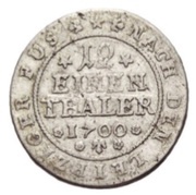 1⁄12 Thaler - Rudolph August and Anthony Ulrich, Germany, 1699-1703 reverse image