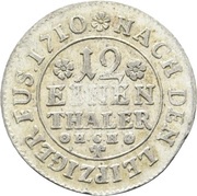 1⁄12 Thaler - Anthony Ulrich, Germany, 1704-1714 reverse image