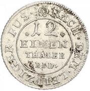 1⁄12 Thaler - Louis Rudolph, Germany, 1733-1734 reverse image