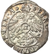12 Kreuzer - Frederick Ulrich Kipper, Germany, 1619-1621 reverse image
