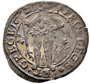 12 Kreuzer - Frederick Ulrich Kipper, Germany, 1621 reverse image