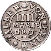 4 Mariengroschen - Frederick Ulrich, Germany, 1624-1625 reverse image
