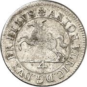 4 Mariengroschen - Anthony Ulrich obverse image