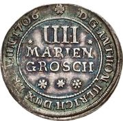 4 Mariengroschen - Anthony Ulrich obverse image