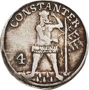 4 Mariengroschen - Anthony Ulrich, Germany, 1705-1710 reverse image