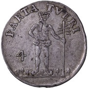 4 Mariengroschen - August William, Germany, 1714-1732 reverse image