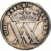 ⅑ Thaler - August William obverse image