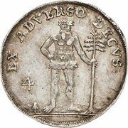 4 Mariengroschen - Louis Rudolph, Germany, 1731-1735 reverse image