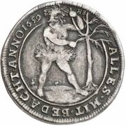 ⅛ Thaler - August, "der Jüngere", Germany, 1659-1664 reverse image