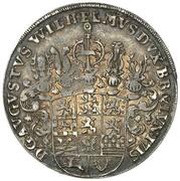 ⅛ Thaler - August William obverse image