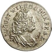 3 Groschen - Louis Rudolph Death of August Wilhlem obverse image