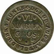 6 Mariengroschen - Rudolph August and Anthony Ulrich obverse image