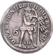 6 Mariengroschen - Anthony Ulrich obverse image