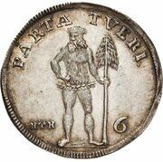 6 Mariengroschen - August William, Germany, 1714-1715 reverse image