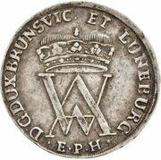 ⅙ Thaler - August William obverse image