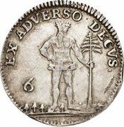 6 Mariengroschen - Louis Rudolph, Germany, 1731-1737 reverse image