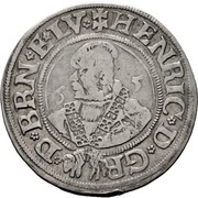¼ Thaler - Henry the younger obverse image