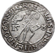 ¼ Thaler - Julius ¼ Lichttaler, Germany, 1570-1582 reverse image