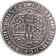 ¼ Thaler - Henry Julius ¼ Ausbeutetaler obverse image