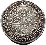 ¼ Thaler - Henry Julius Death obverse image