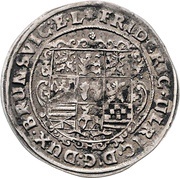¼ Thaler - Frederick Ulrich ¼ Ausbeutetaler obverse image