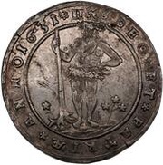 ¼ Thaler - Frederick Ulrich, Germany, 1631-1634 reverse image