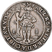 ¼ Thaler - August, Germany, 1637-1655 reverse image