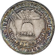 ¼ Thaler - August, Germany, 1643 reverse image