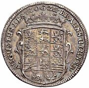 ¼ Thaler - August obverse image