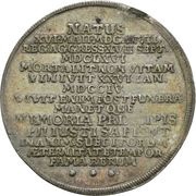 ¼ Thaler - Anthony Ulrich Death, Germany, 1704 reverse image