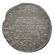 ⅓ Taler - Rudolph August and Anthony Ulrich, Germany, 1693-1694 reverse image