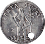 12 Mariengroschen - August William, Germany, 1714-1731 reverse image