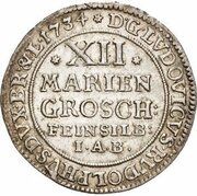 12 Mariengroschen - Louis Rudolph obverse image
