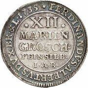 12 Mariengroschen - Ferdinand Albert II obverse image