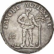 12 Mariengroschen - Ferdinand Albert II, Germany, 1735 reverse image