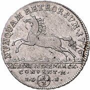 ⅓ Thaler - Charles I, Germany, 1771-1779 reverse image
