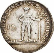 12 Mariengroschen - Charles William Ferdinand, Germany, 1786 reverse image
