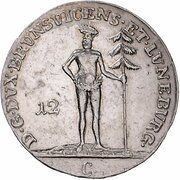 12 Mariengroschen - Charles William Ferdinand, Germany, 1787-1789 reverse image