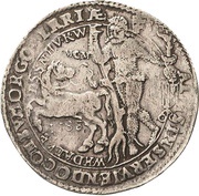 ½ Thaler - Julius ½ Brillentaler, Germany, 1588-1589 reverse image