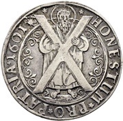 ½ Thaler - Henry Julius, Germany, 1601-1605 reverse image