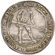 ½ Thaler - August, Germany, 1661 reverse image